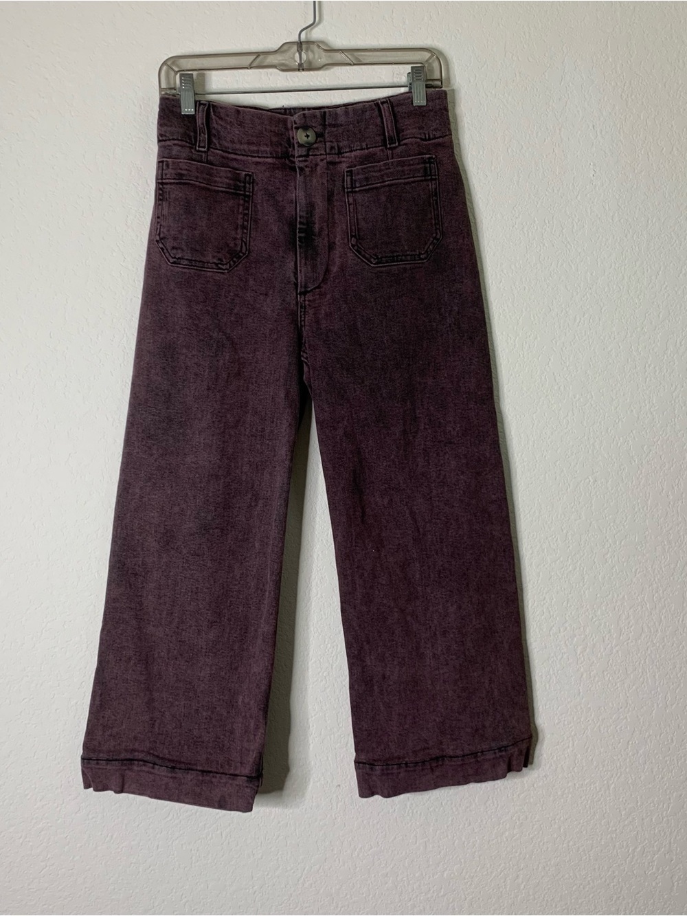 Anthroplogie Pilcro Skipper purple acid wash jeans 27